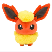 Authentic Pokemon center pokedoll Flareon plush +/- 17cm 